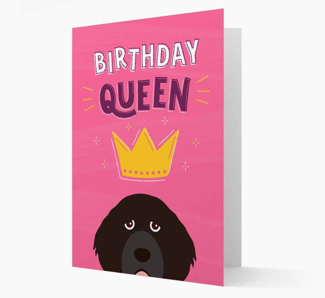Birthday Queen: Personalized {breedFullName} Card
