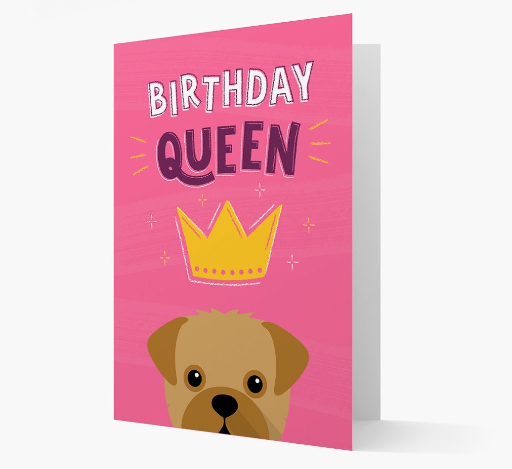 Birthday Queen: Personalized {breedFullName} Card