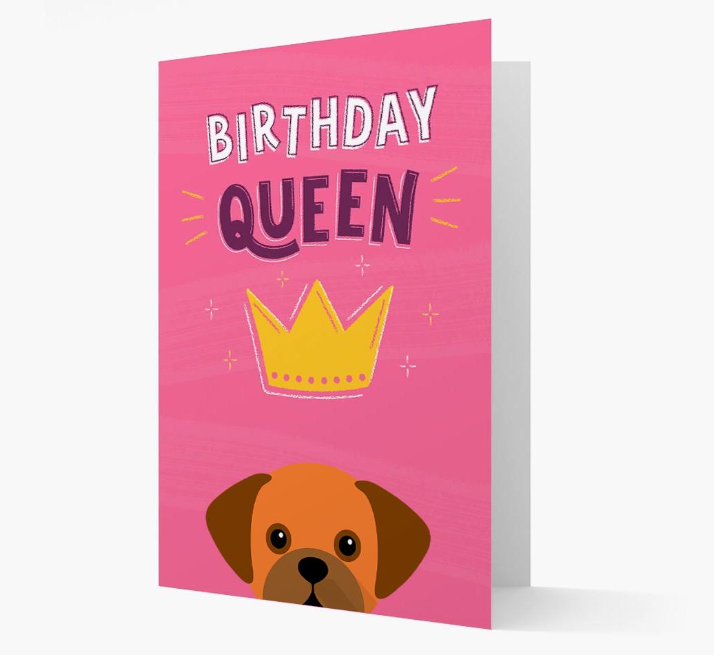 Birthday Queen: Personalized {breedFullName} Card