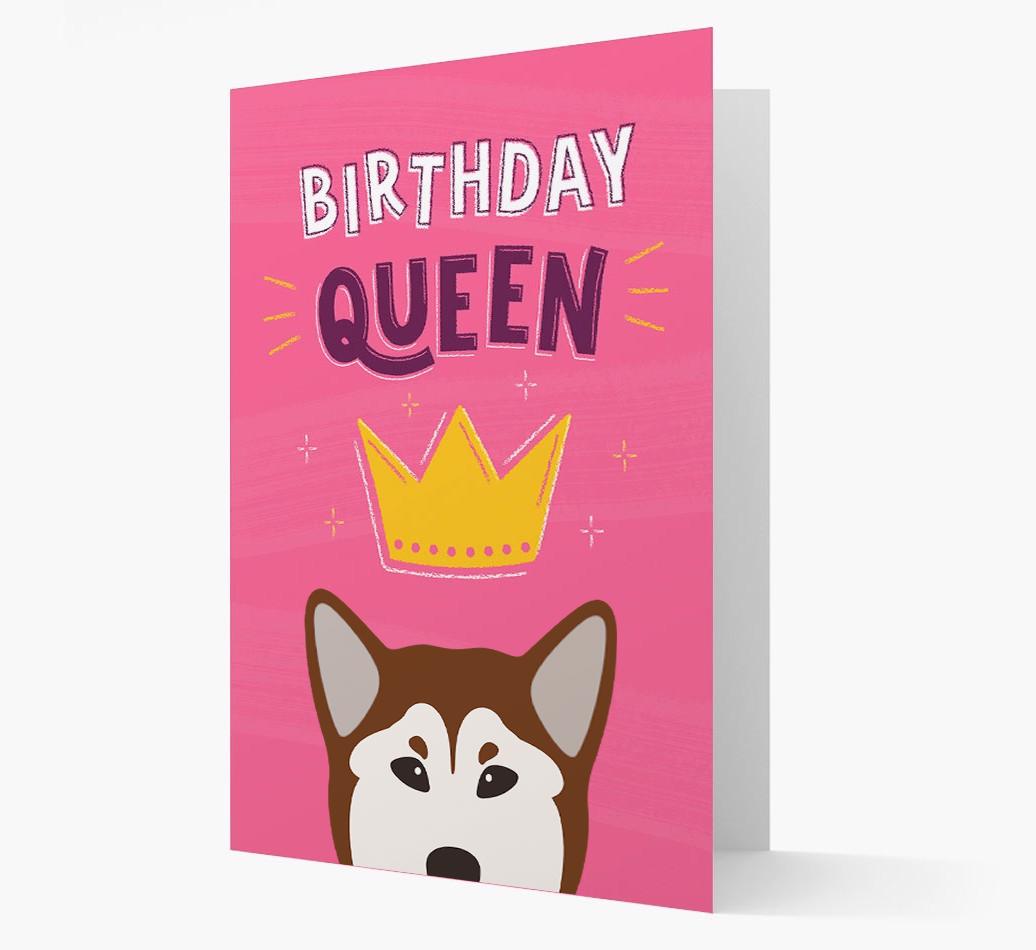 Birthday Queen: Personalized {breedFullName} Card