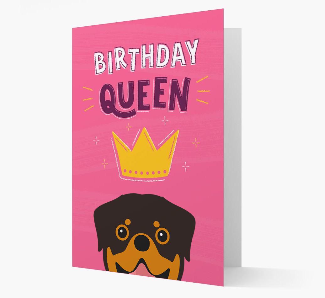 Birthday Queen: Personalized {breedFullName} Card