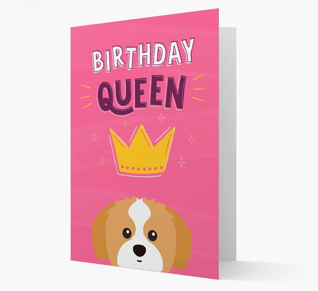 Birthday Queen: Personalized {breedFullName} Card