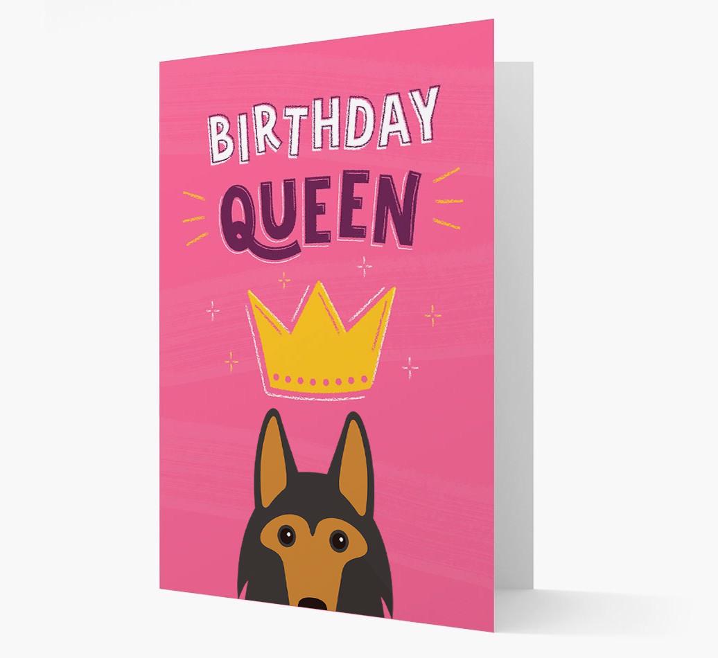 Birthday Queen: Personalized {breedFullName} Card
