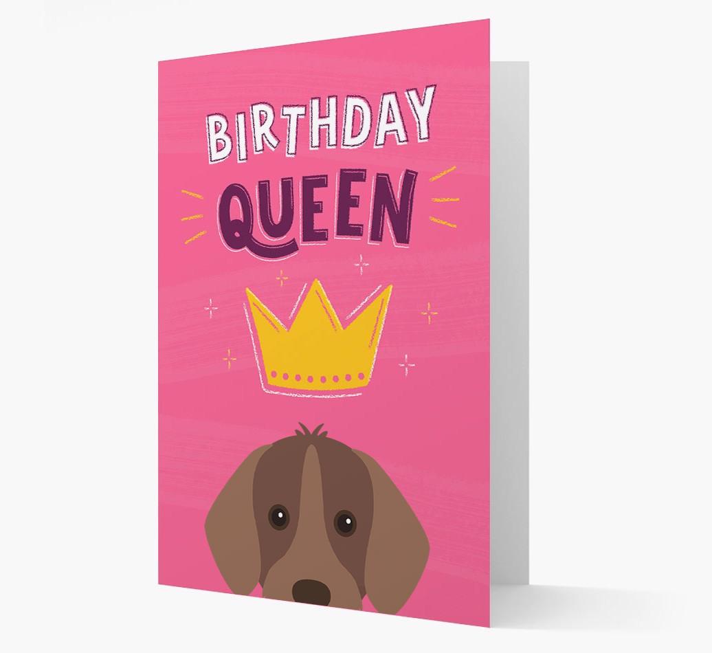 Birthday Queen: Personalized {breedFullName} Card