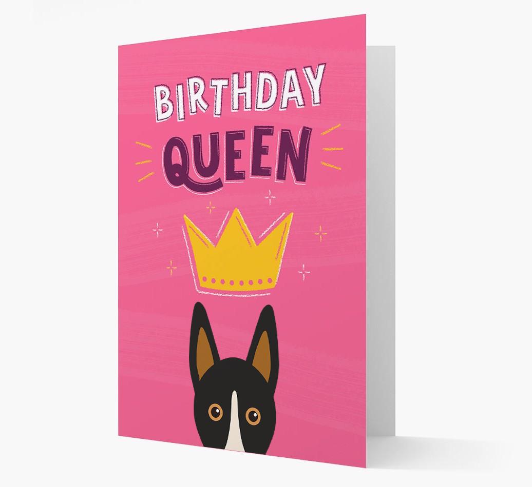 Birthday Queen: Personalized {breedFullName} Card