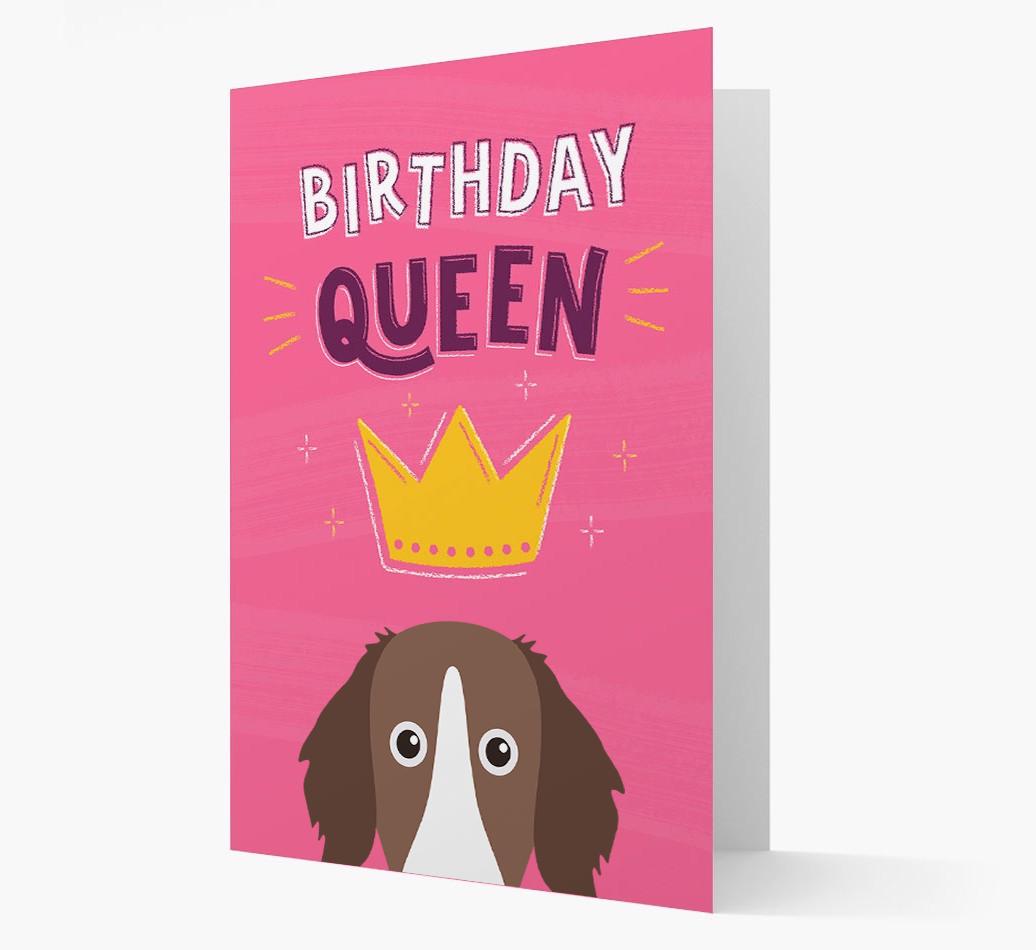 Birthday Queen: Personalized {breedFullName} Card
