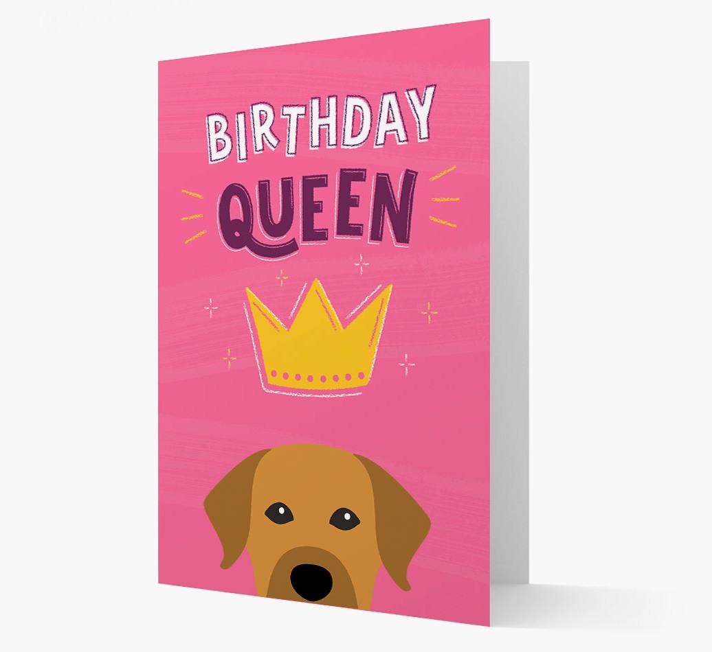 Birthday Queen: Personalized {breedFullName} Card