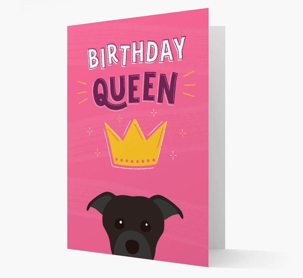 Birthday Queen: Personalized {breedFullName} Card
