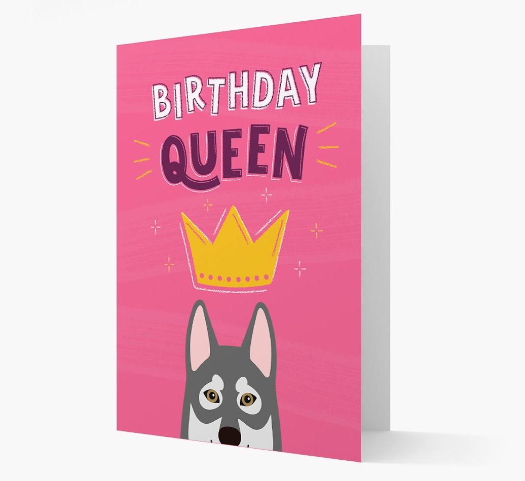 Birthday Queen: Personalized {breedFullName} Card