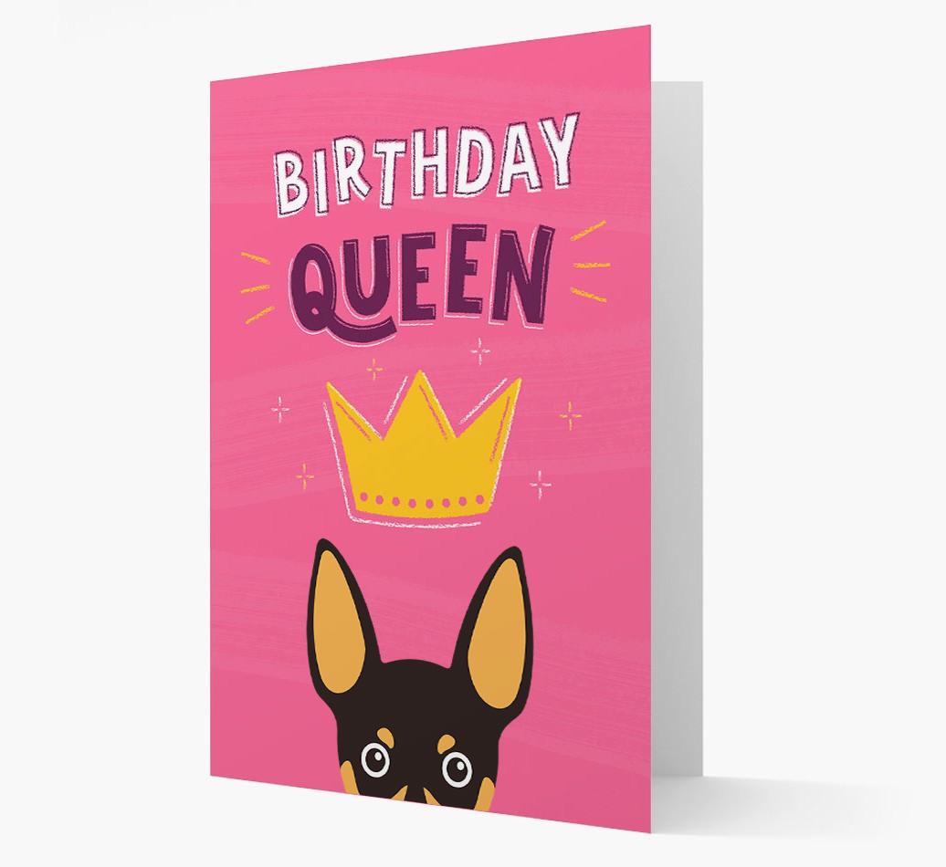Birthday Queen: Personalized {breedFullName} Card
