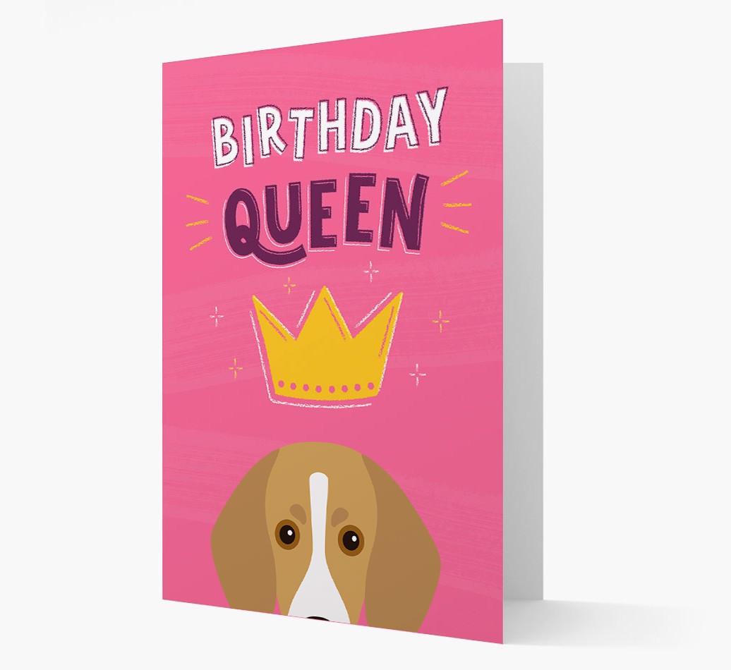Birthday Queen: Personalized {breedFullName} Card