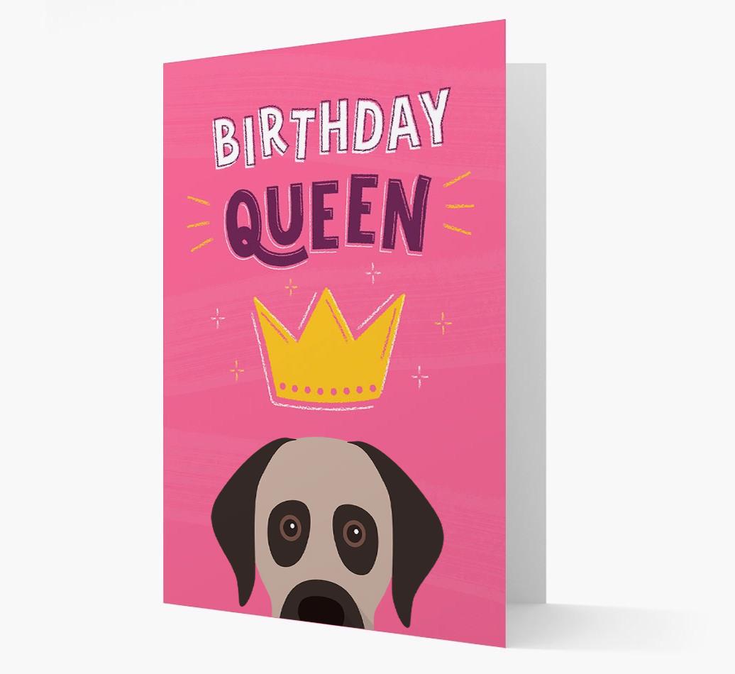 Birthday Queen: Personalized {breedFullName} Card