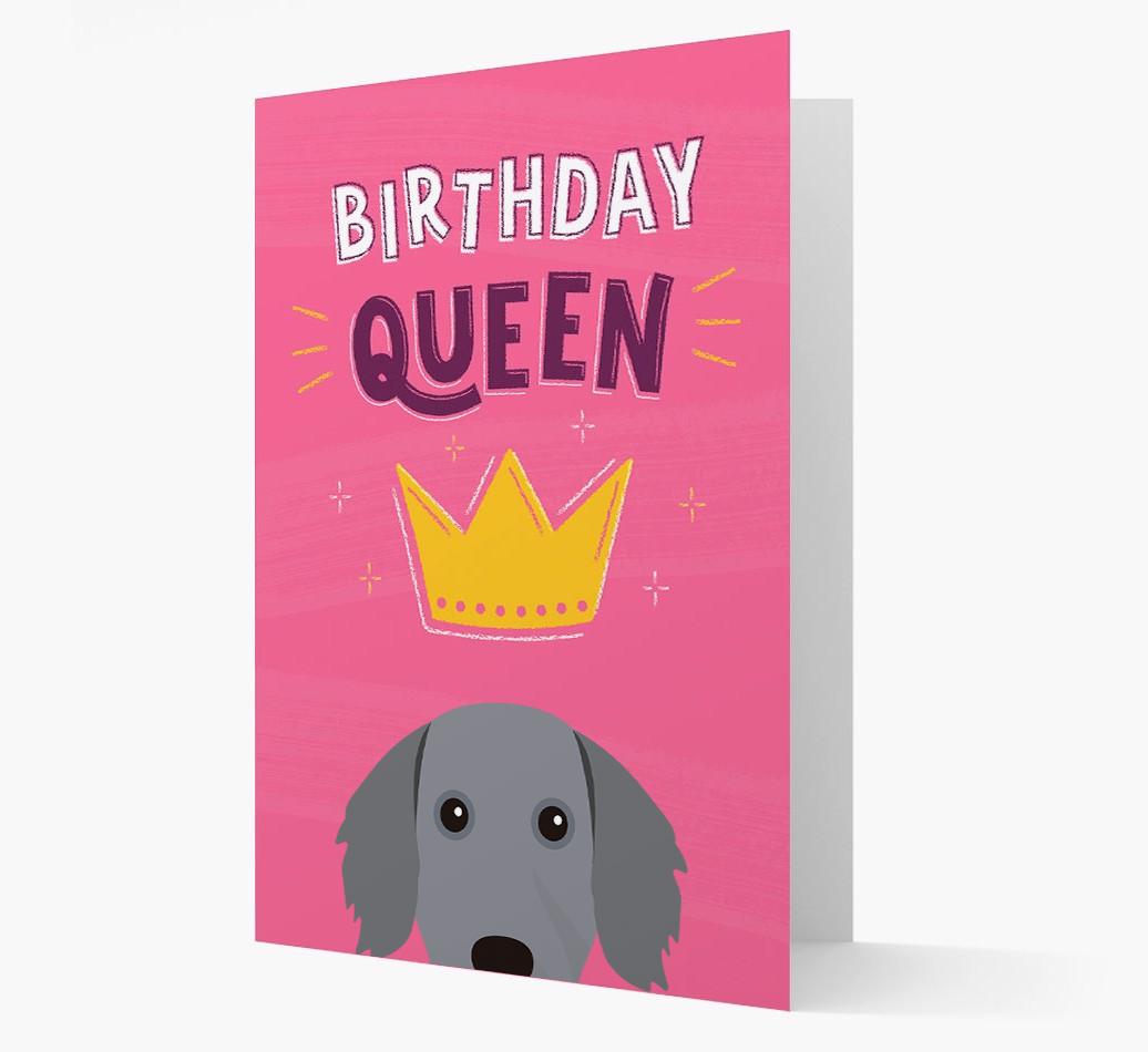 Birthday Queen: Personalized {breedFullName} Card