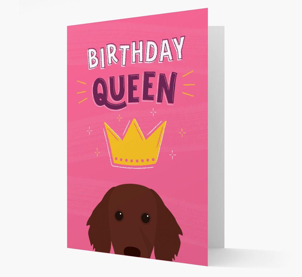Birthday Queen: Personalized {breedFullName} Card