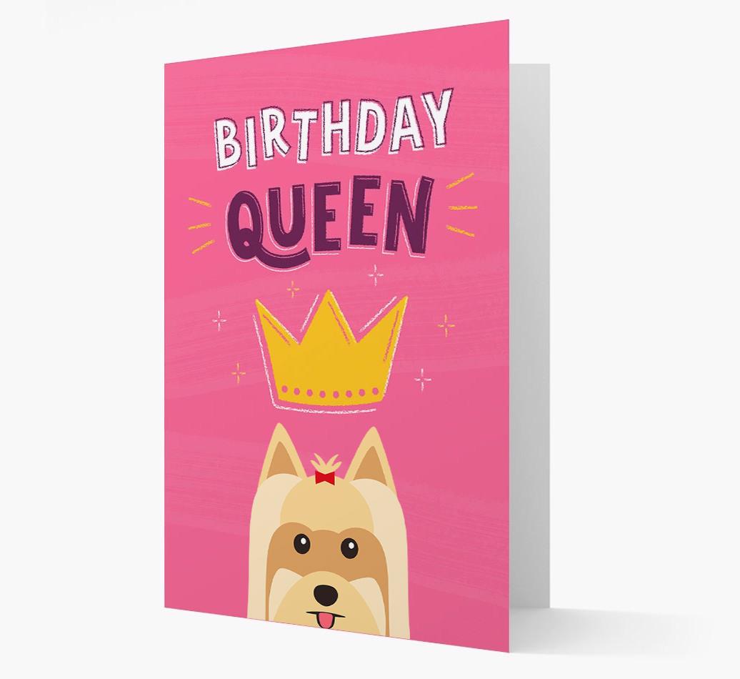 Birthday Queen: Personalised {breedFullName} Card
