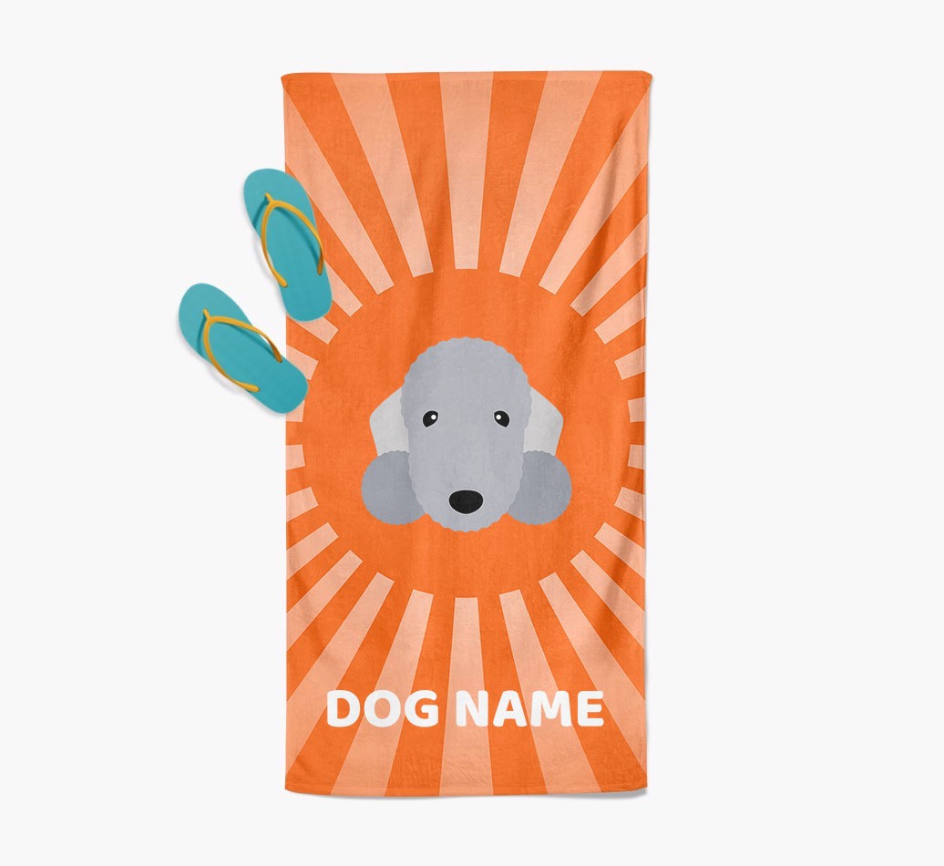 Personalised Pool Towel with {breedFullName} Icon
