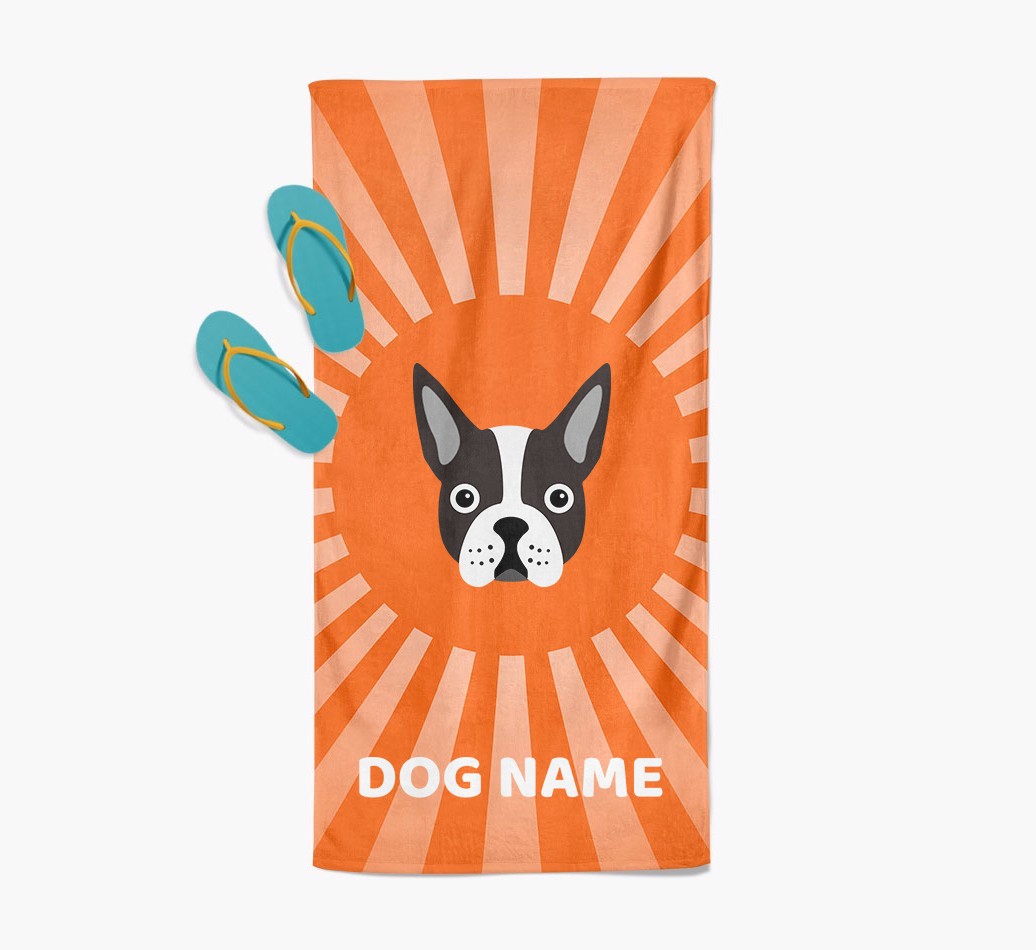 'Rays' - Personalized {breedFullName} Towel