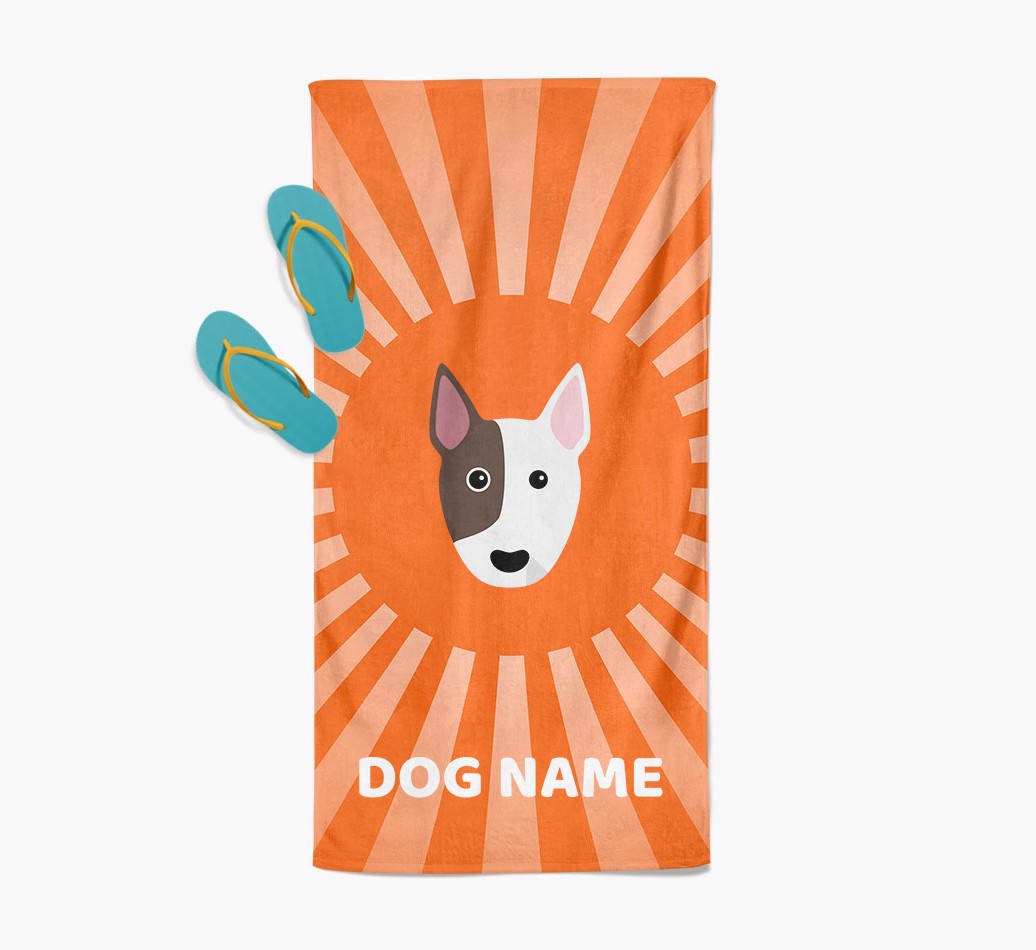 Personalised Pool Towel with {breedFullName} Icon