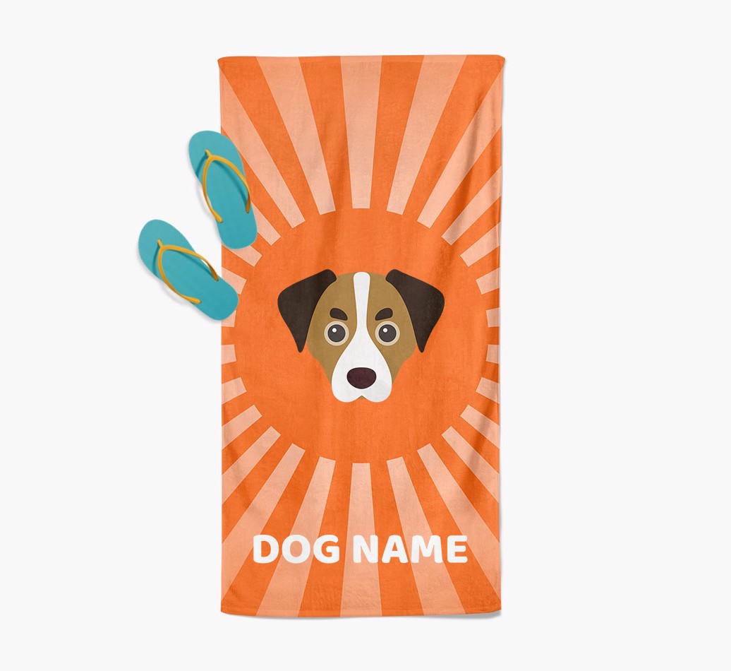 Personalised Pool Towel with {breedFullName} Icon