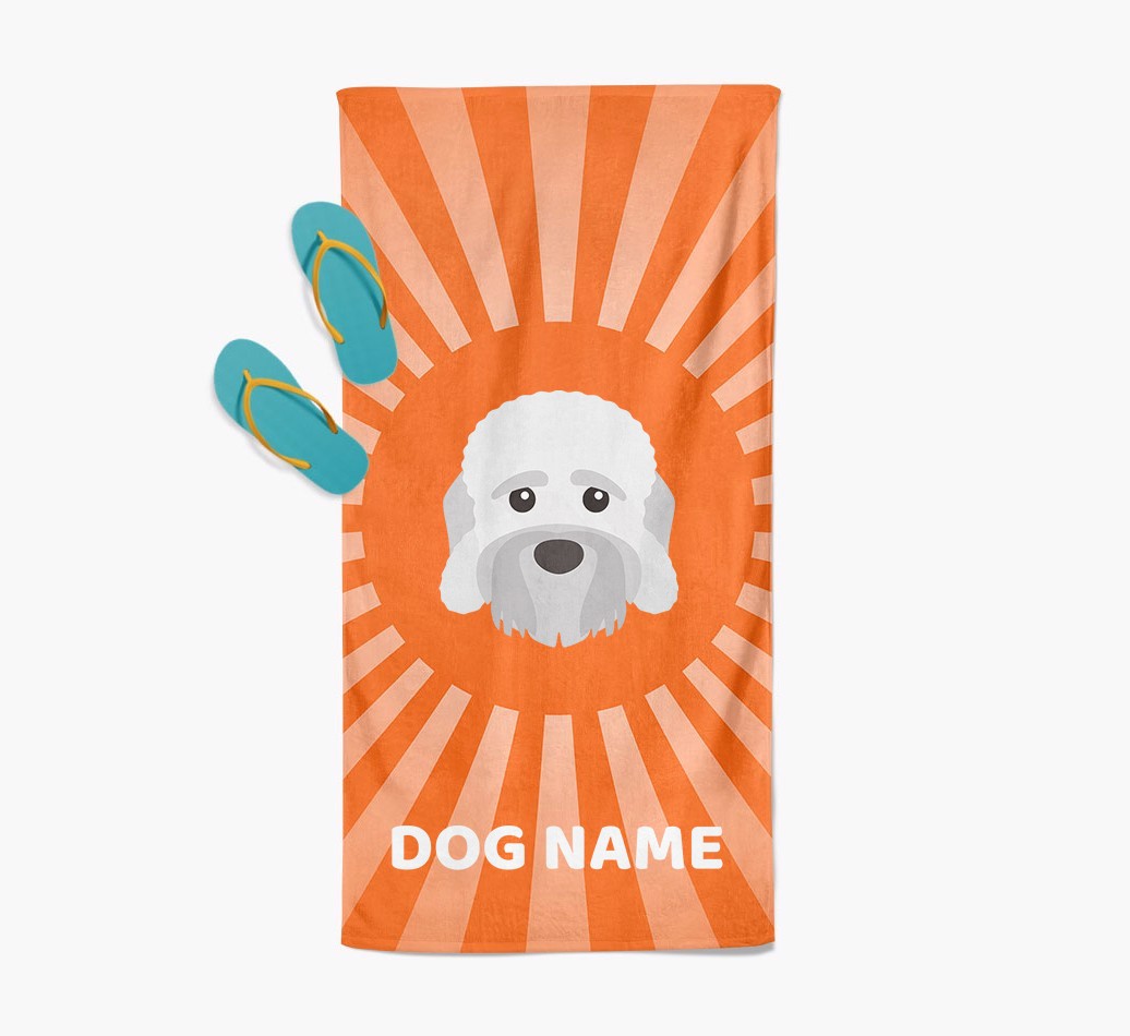 Personalised Pool Towel with {breedFullName} Icon
