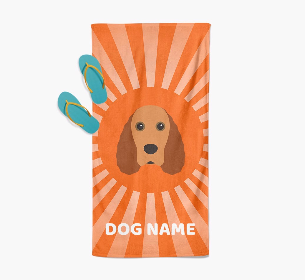 'Rays' - Personalized {breedFullName} Towel