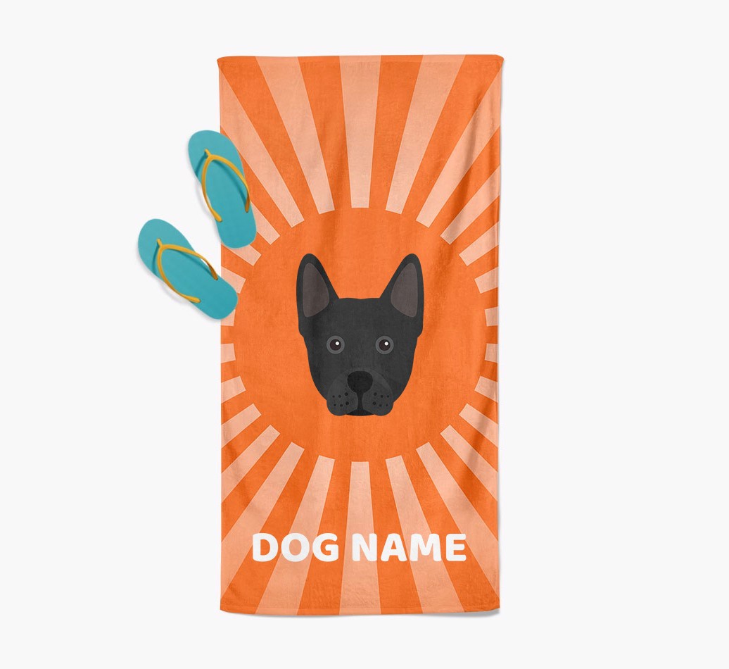 'Rays' - Personalized {breedFullName} Towel