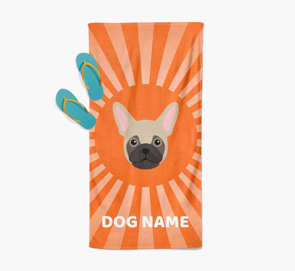 Personalised Pool Towel with {breedFullName} Icon