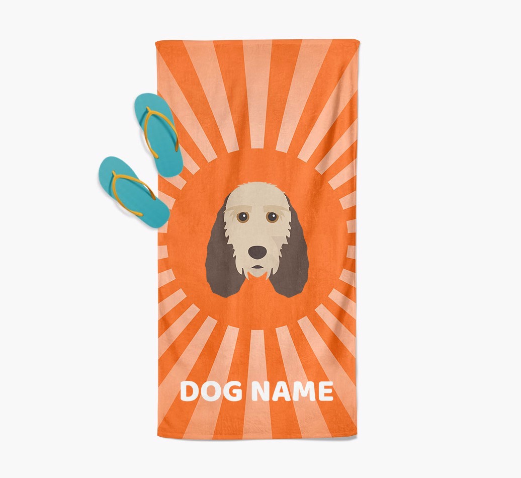 Personalised Pool Towel with {breedFullName} Icon