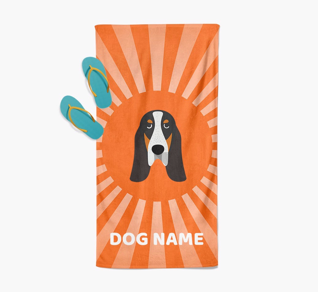 Personalised Pool Towel with {breedFullName} Icon