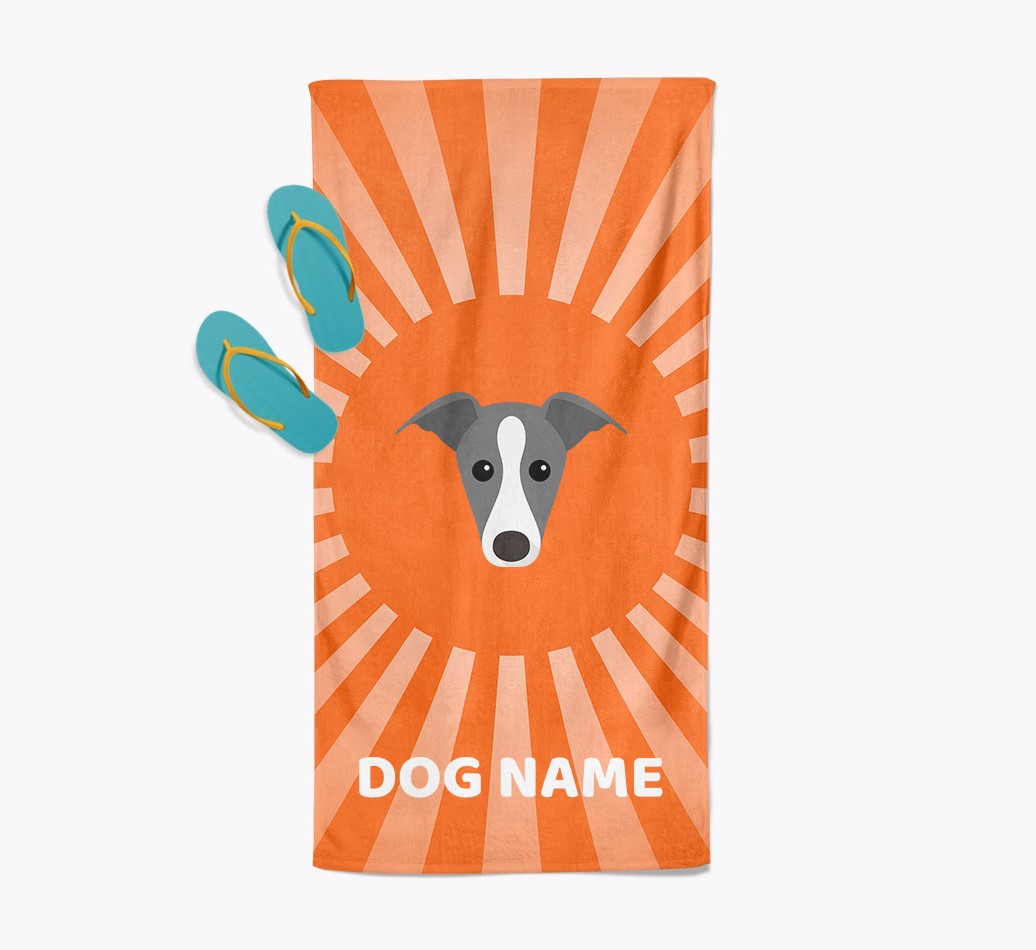 Personalised Pool Towel with {breedFullName} Icon