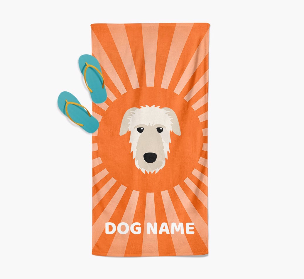 Personalised Pool Towel with {breedFullName} Icon