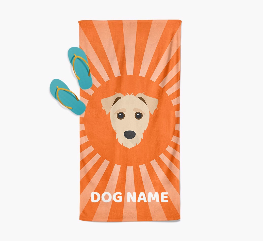 Personalised Pool Towel with {breedFullName} Icon