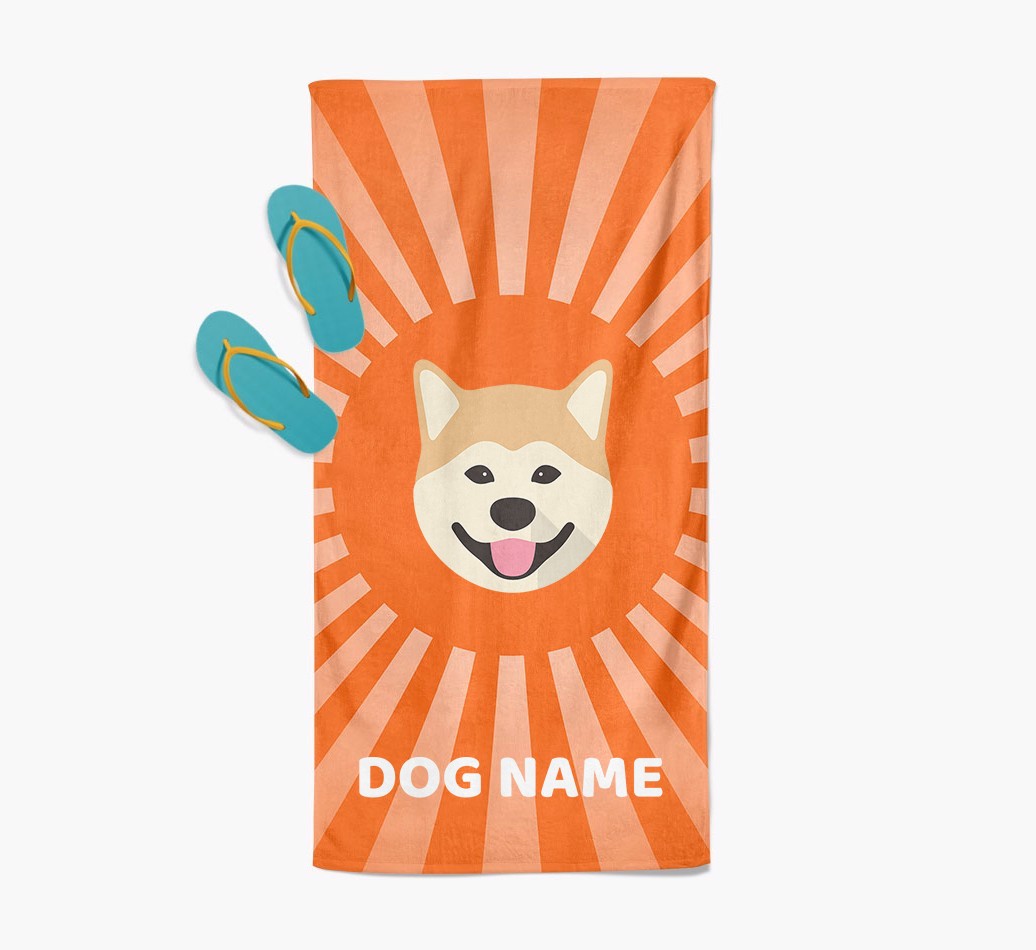 'Rays' - Personalized {breedFullName} Towel
