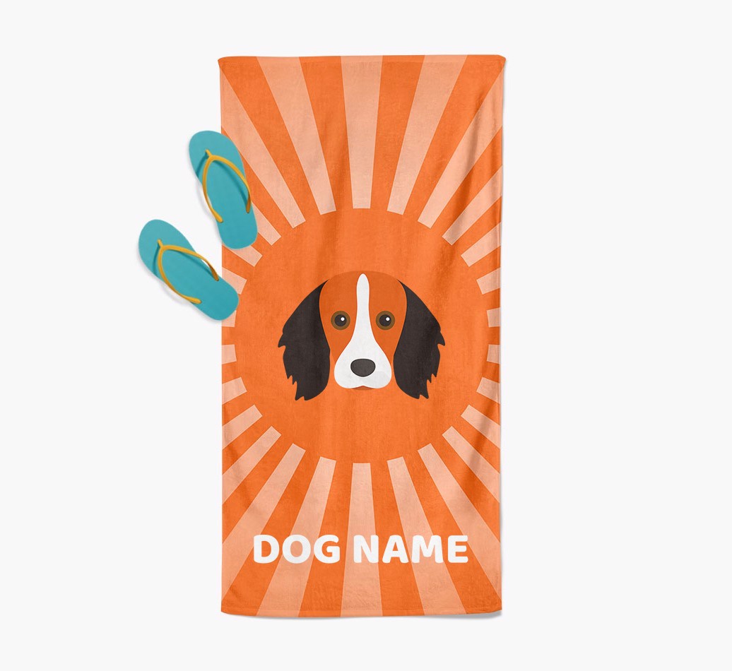 Personalised Pool Towel with {breedFullName} Icon