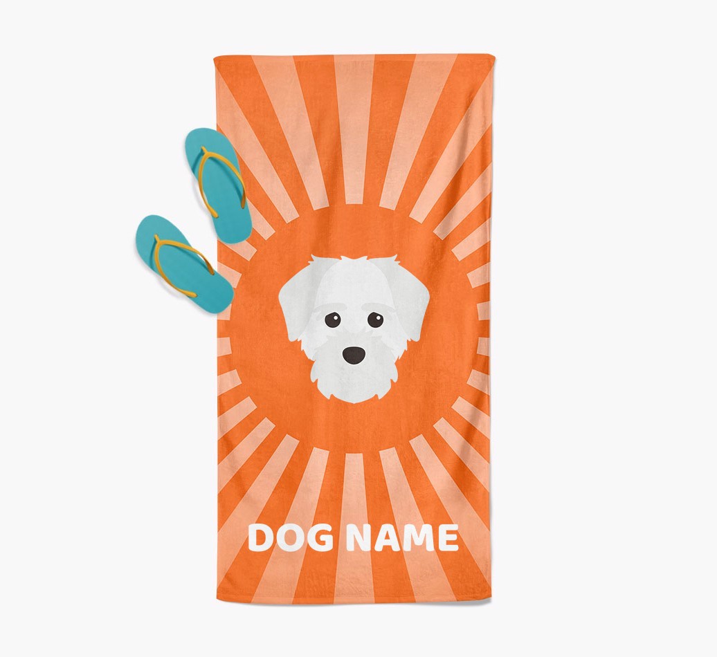 Personalised Pool Towel with {breedFullName} Icon