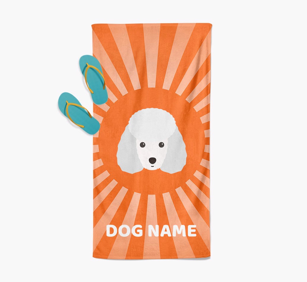 Personalised Pool Towel with {breedFullName} Icon
