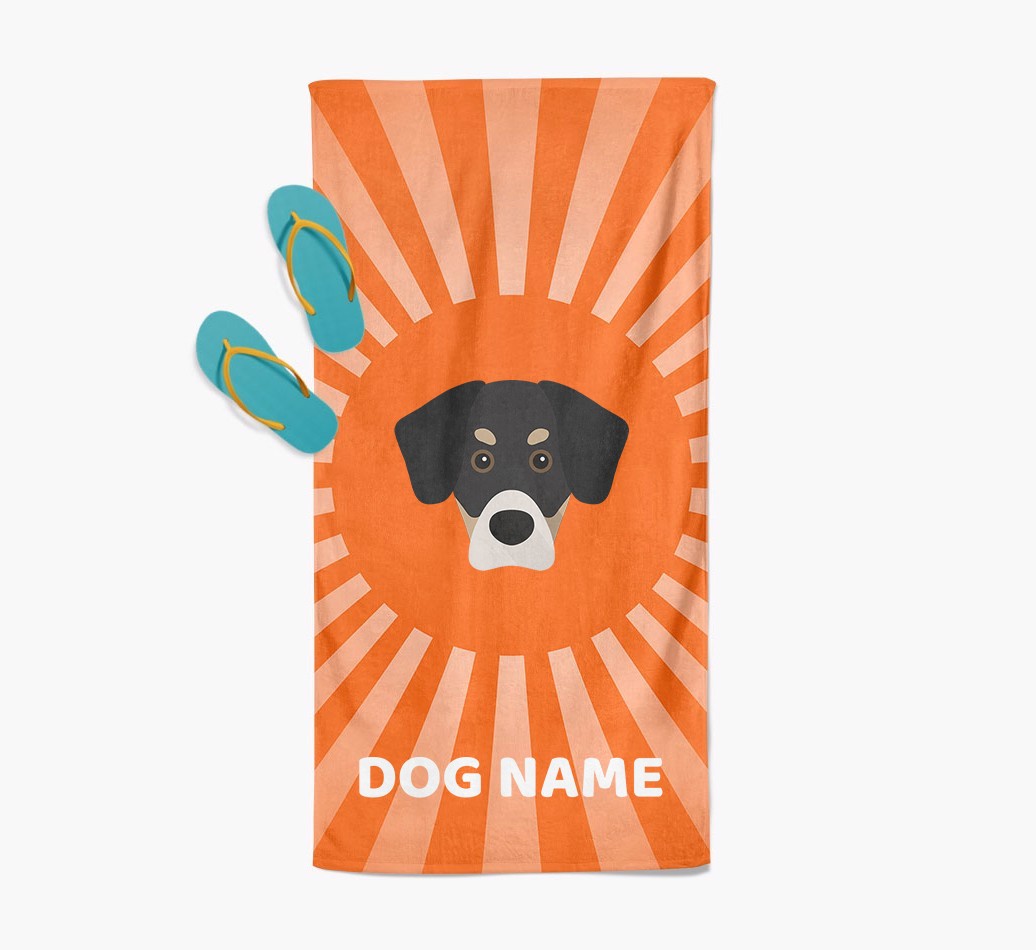 Personalised Pool Towel with {breedFullName} Icon