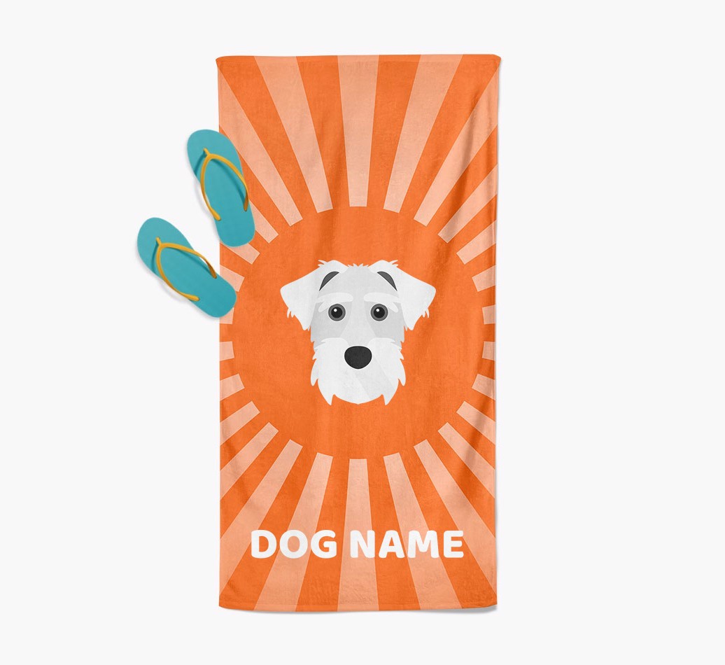 Personalised Pool Towel with {breedFullName} Icon