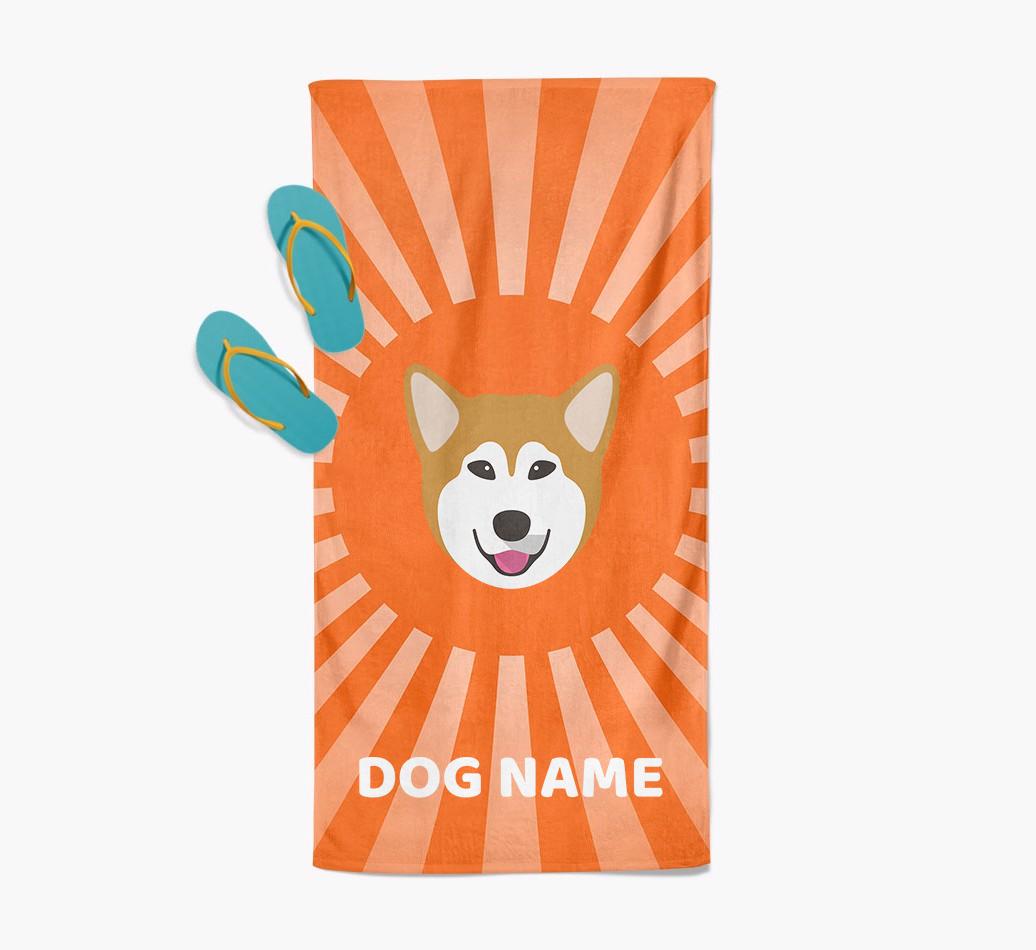 'Rays' - Personalized {breedFullName} Towel