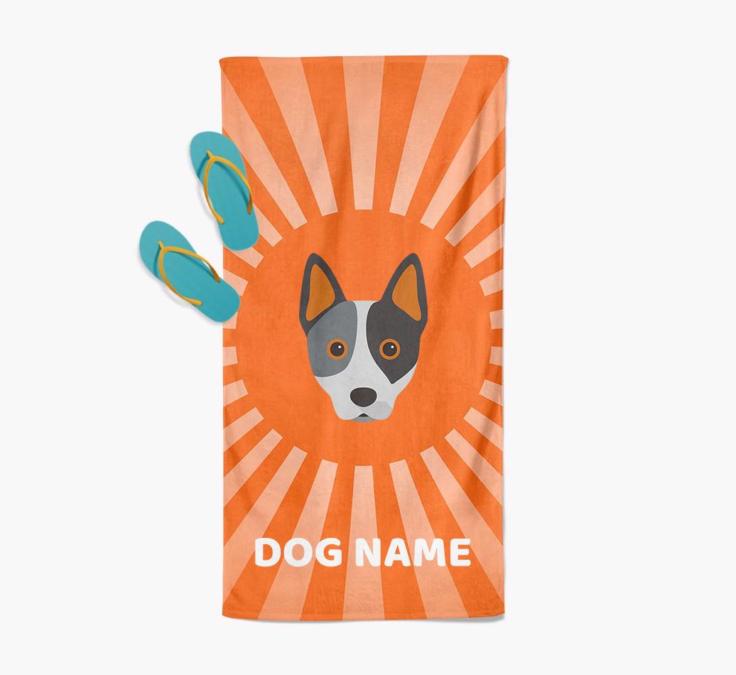 'Rays' - Personalized {breedFullName} Towel