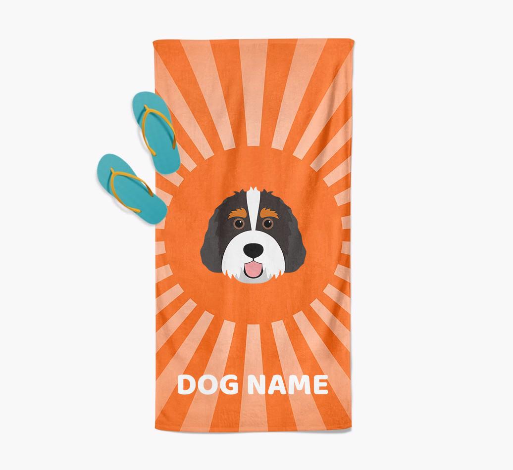 'Rays' - Personalized {breedFullName} Towel