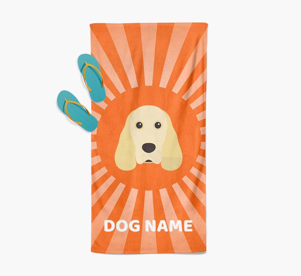 'Rays' - Personalized {breedFullName} Towel