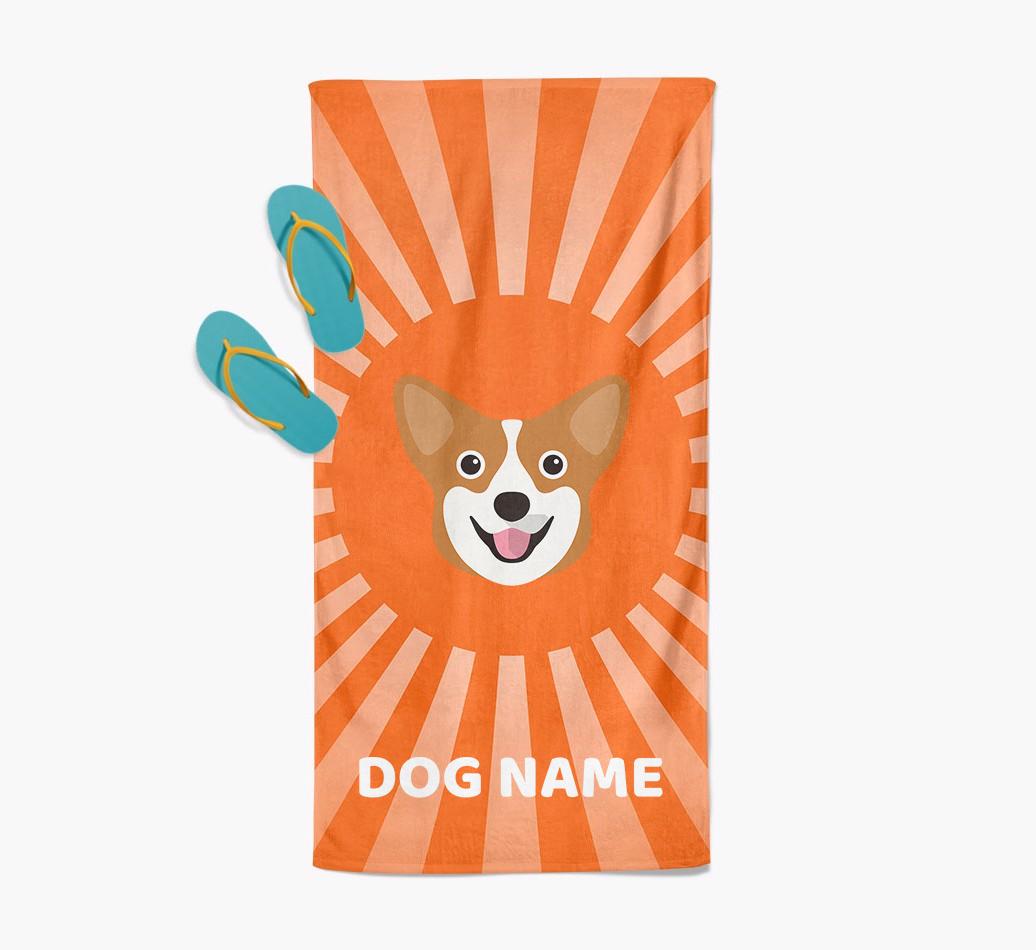 'Rays' - Personalized {breedFullName} Towel