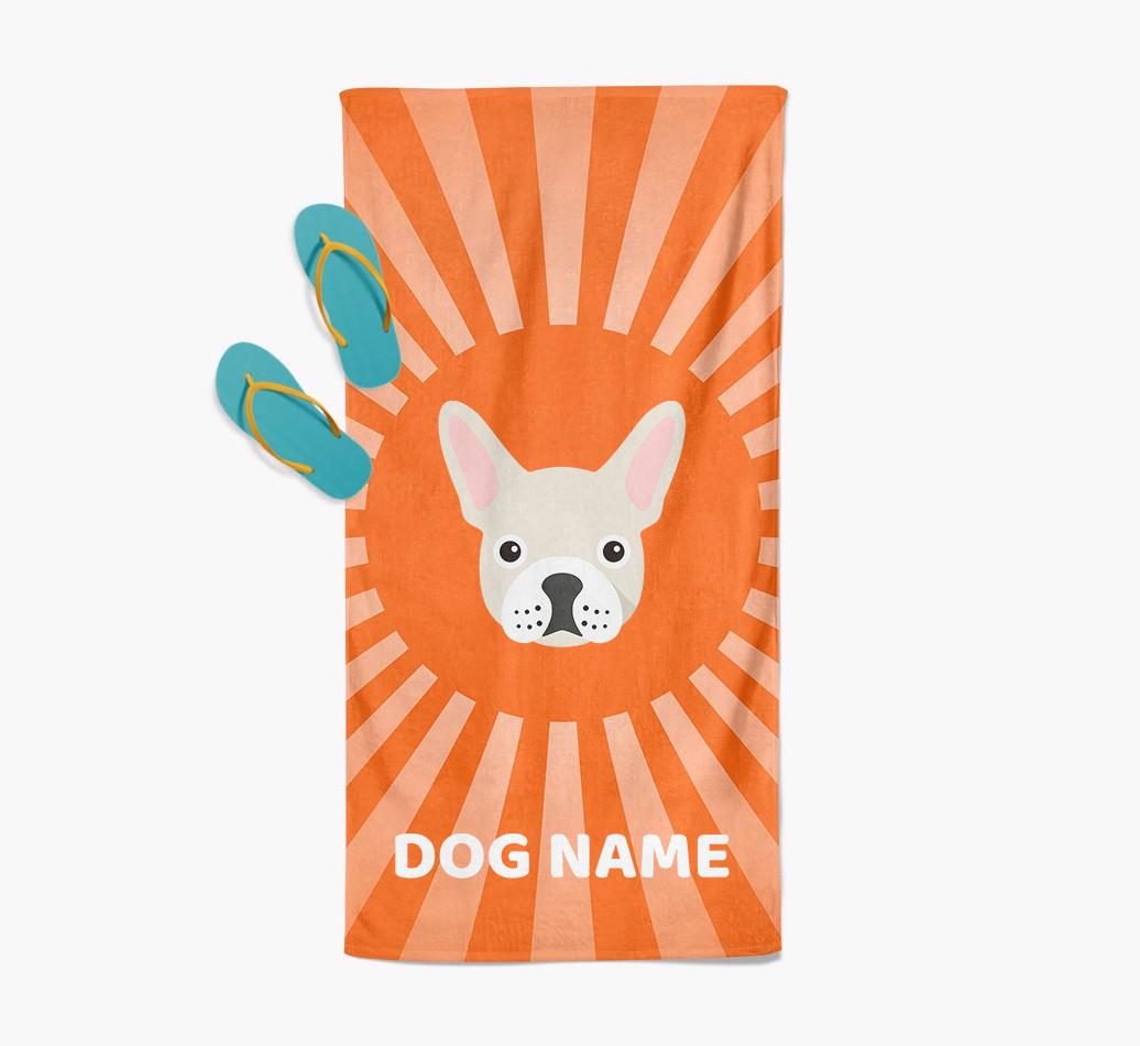 'Rays' - Personalized {breedFullName} Towel