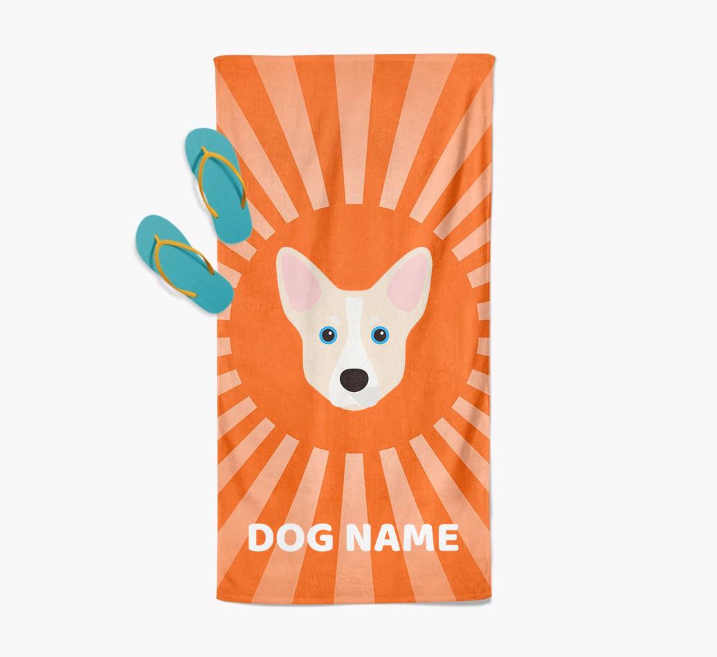 'Rays' - Personalized {breedFullName} Towel