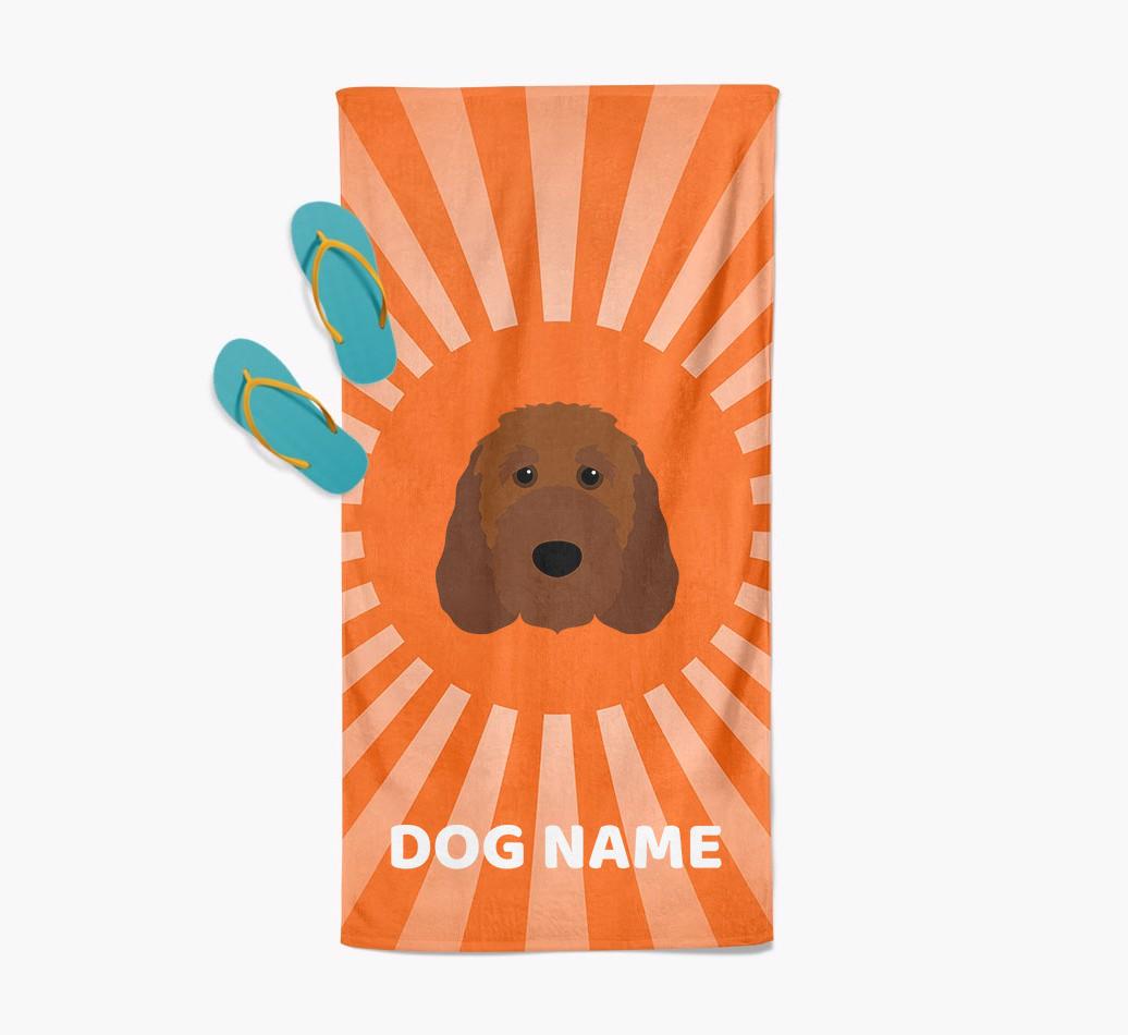 'Rays' - Personalized {breedFullName} Towel