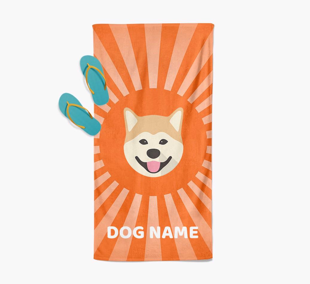 'Rays' - Personalized {breedFullName} Towel