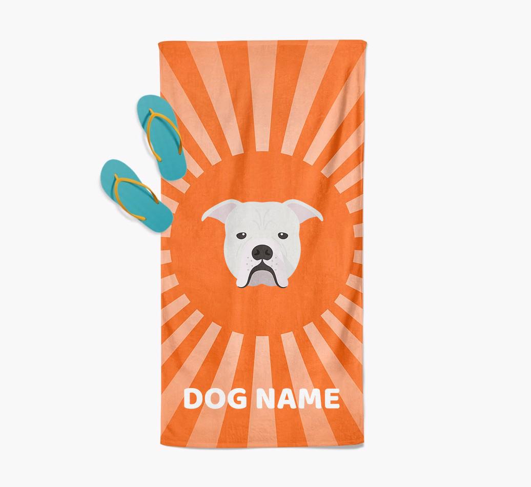 'Rays' - Personalized {breedFullName} Towel