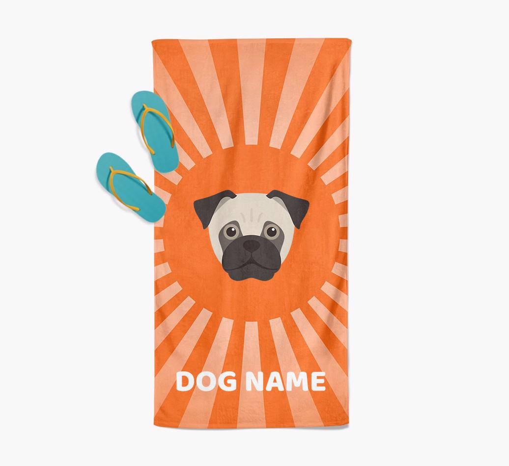 'Rays' - Personalized {breedFullName} Towel