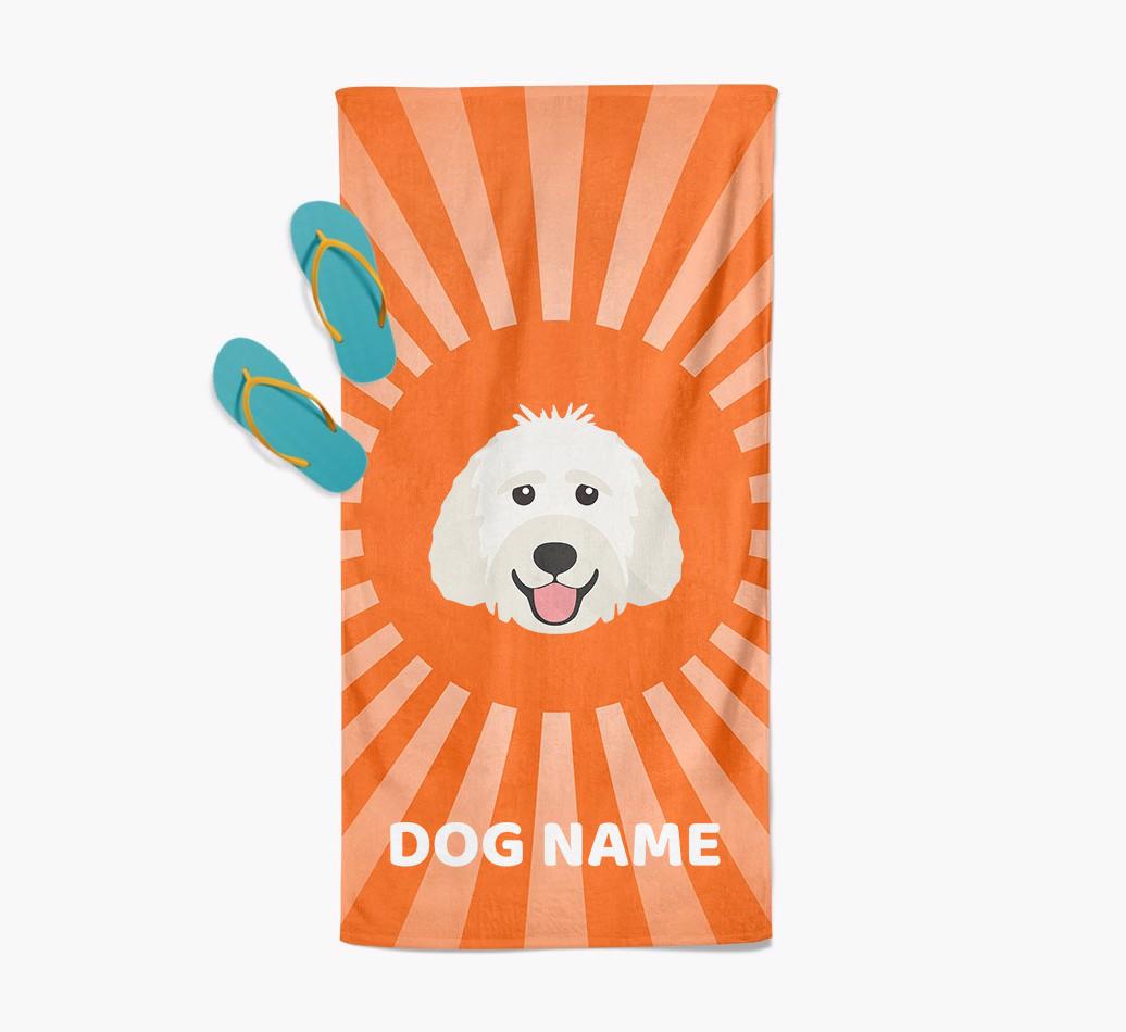 'Rays' - Personalized {breedFullName} Towel